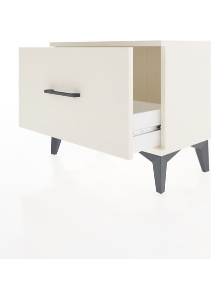 Arges Komodin Tek Çekmeceli 60X30X48 Aytaşı-Aytaşı fırsatları