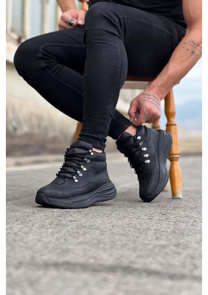 Erkek Bot Wagoon WG035 Kömür Cilt Yüksek Taban Yarım Bilek Bot fiyatları