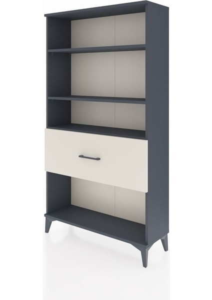 Arges Dolap 3 Raflı Tek Çekmeceli 88X30X163 Antrasit-Aytaşı modelleri