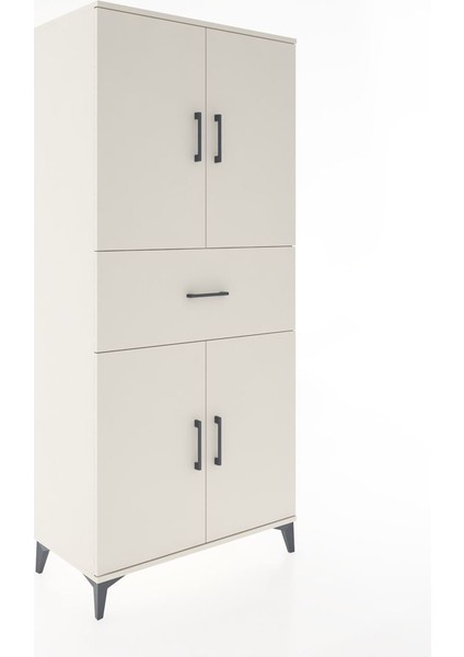 Hyperion Dolap 4 Raflı Tek Çekmeceli 4 Kapaklı 88X44X195 Aytaşı-Aytaşı fiyatları
