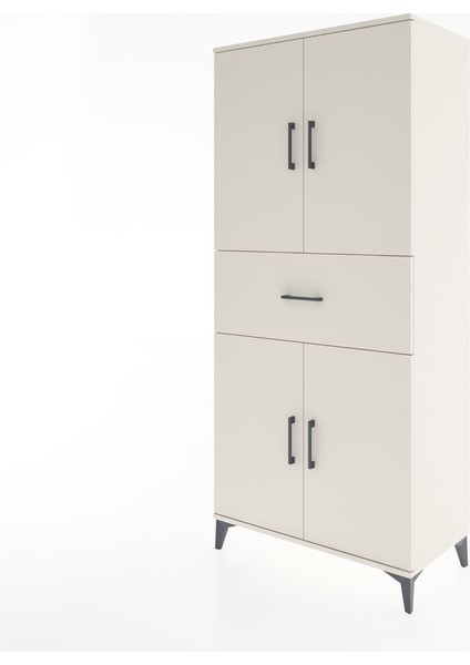 Hyperion Dolap 4 Raflı Tek Çekmeceli 4 Kapaklı 88X44X195 Aytaşı-Aytaşı modelleri