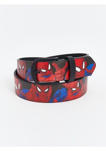 Yeni Sezon Spider-Man Baskılı Erkek Çocuk Kemer