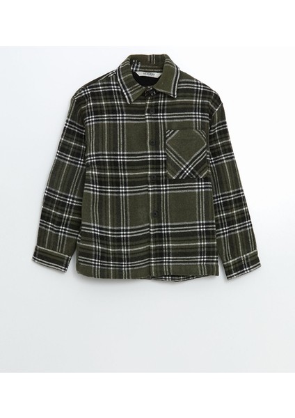 Yeni Sezon Ekose Erkek Çocuk Gömlek Ceket