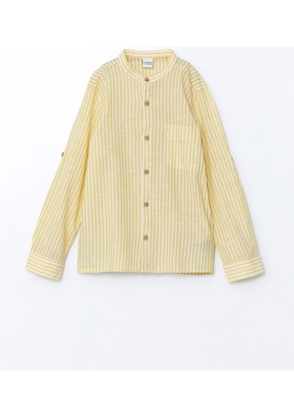 Yeni Sezon Hakim Yaka Erkek Çocuk Gömlek modelleri