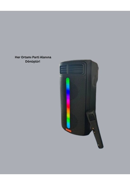 Kablosuz Rgb Işıklı Bluetooth Hoparlör | Ev, Parti ve Açık Hava Kullanımı fiyatları