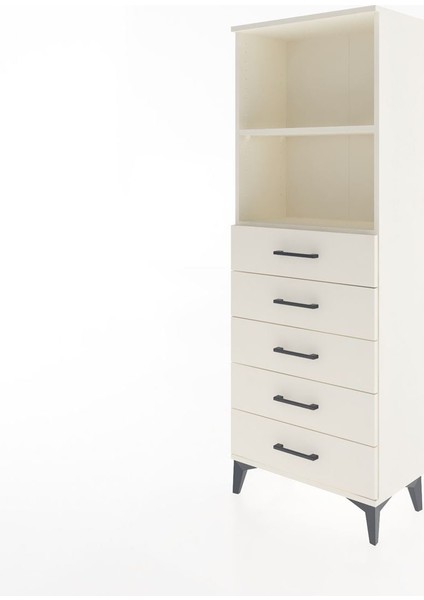 Arges Dolap 2 Raflı 5 Çekmeceli 60X30X163 Aytaşı-Aytaşı modelleri