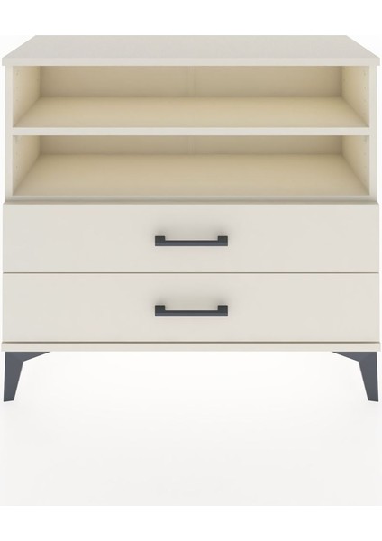 Arges Şifonyer 2 Raflı 2 Çekmeceli 88X30X80 Aytaşı-Aytaşı