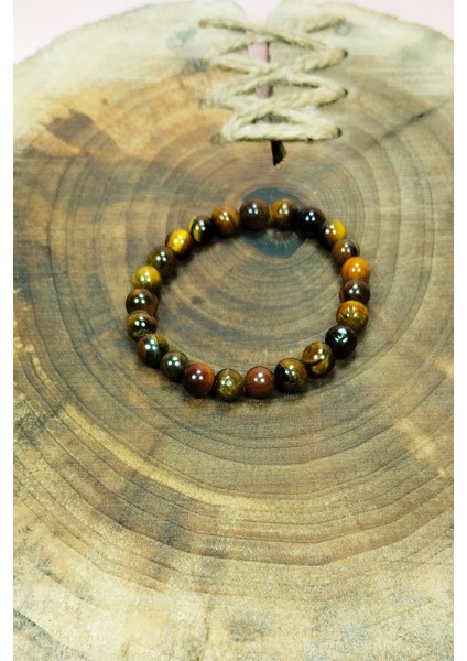 Kaplan Gözü Doğal Taş Bileklik Kutulu fiyatları