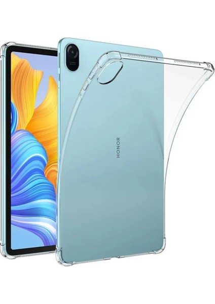 Huawei Honor Pad 8 12 Kılıf Anti Şeffaf Tablet Silikon - Şeffaf - MKR029223-5094