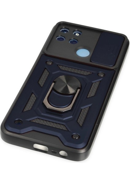 Realme C25Y Kılıf Pars Lens Yüzüklü Silikon - Lacivert - MKR026353-2732 indirimleri