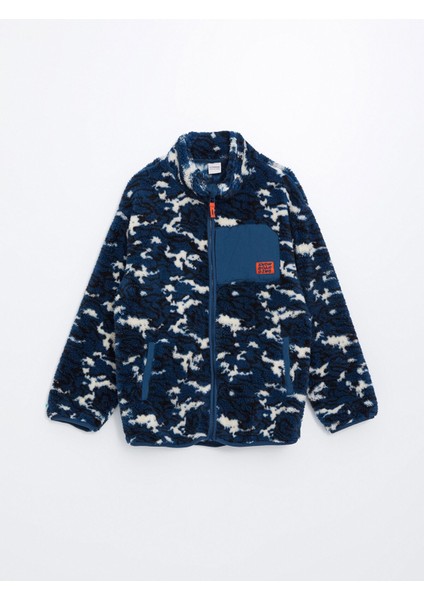 Yeni Sezon Dik Yaka Polar Erkek Çocuk Fermuarlı Sweatshirt modelleri