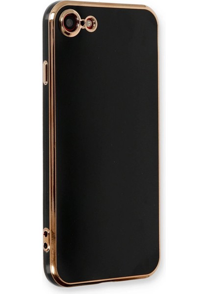 iPhone 7 Kılıf Volet Silikon - Siyah - MKR021757-3396