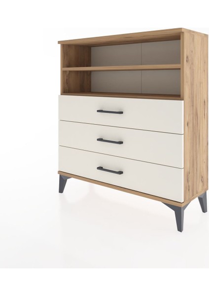 Arges Şifonyer 2 Raflı 3 Çekmeceli 88X30X96 Çam-Aytaşı modelleri