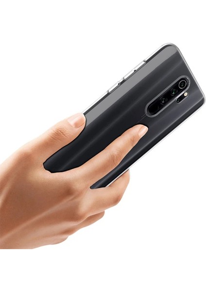 Xiaomi Redmi Note 8 Pro Kamera Korumalı Fit Şeffaf Silikon KILIF-(1903) fiyatları
