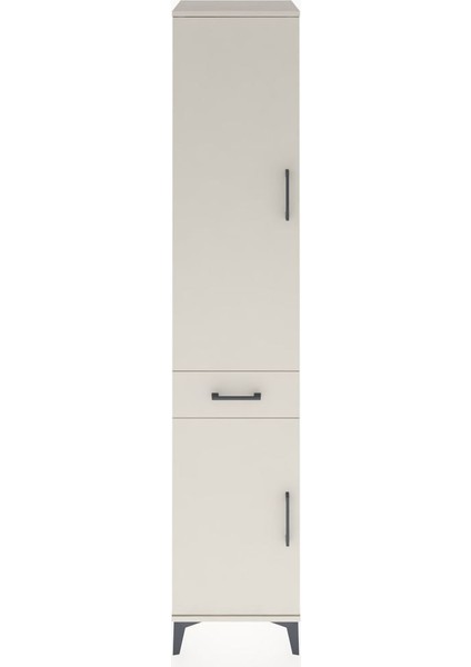 Hyperion Dolap 4 Raflı Tek Çekmeceli 2 Kapaklı 44X44X221 Aytaşı-Aytaşı