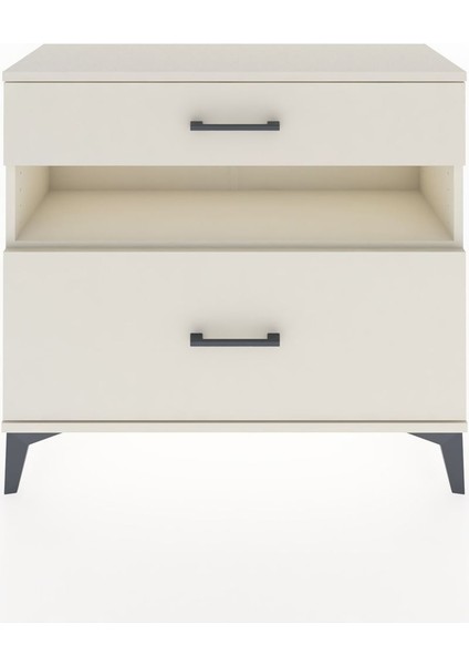 Arges Şifonyer Tek Raflı 2 Çekmeceli 88X30X80 Aytaşı-Aytaşı