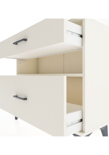 Arges Şifonyer Tek Raflı 2 Çekmeceli 88X30X80 Aytaşı-Aytaşı indirimleri