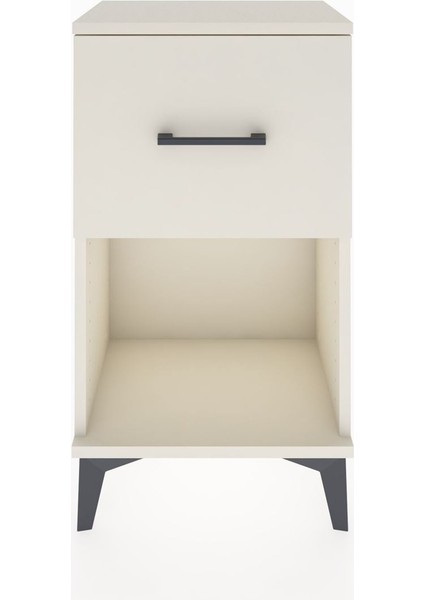 Arges Komodin Tek Çekmeceli 44X30X80 Aytaşı-Aytaşı