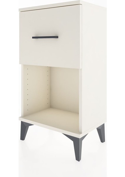 Arges Komodin Tek Çekmeceli 44X30X80 Aytaşı-Aytaşı indirimleri
