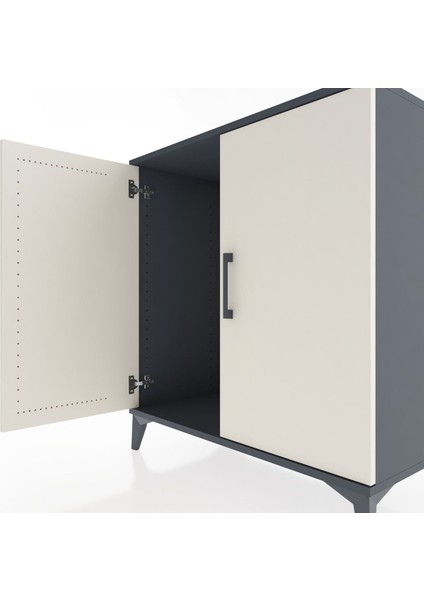 Hyperion Şifonyer 2 Kapaklı 88X44X96 Antrasit-Aytaşı indirimleri