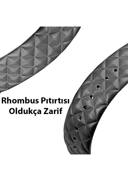 Dux Ducis Apple Watch 38/40/41MM Için Enland Serisi Premium Deri Kayış KORDON-(1903)