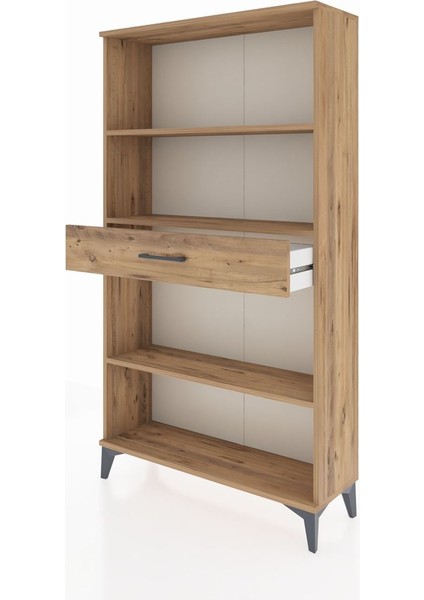 Arges Dolap 3 Raflı Tek Çekmeceli 88X30X163 Çam-Çam fırsatları