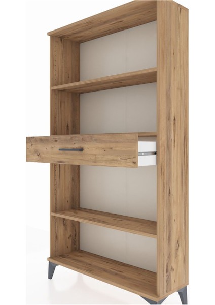 Arges Dolap 3 Raflı Tek Çekmeceli 88X30X163 Çam-Çam indirimleri