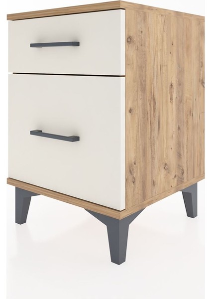 Hyperion Komodin 2 Çekmeceli 44X44X64 Çam-Aytaşı modelleri