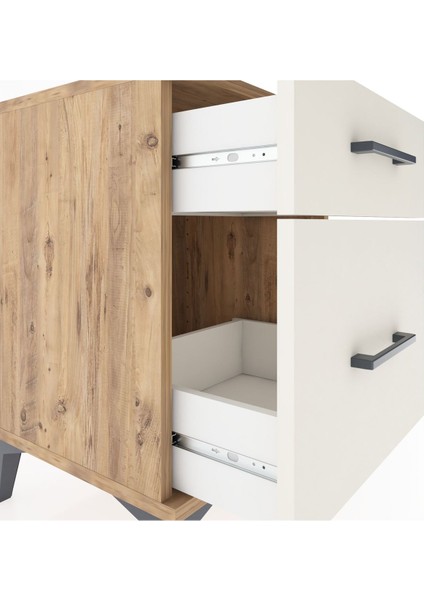 Hyperion Komodin 2 Çekmeceli 44X44X64 Çam-Aytaşı indirimleri