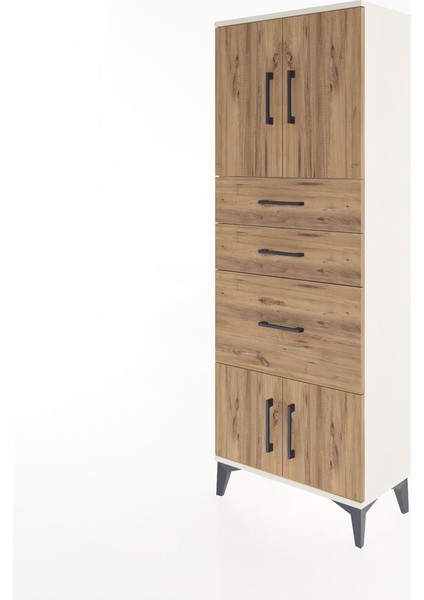 Arges Dolap 2 Raflı 3 Çekmeceli 4 Kapaklı 60X30X163 Aytaşı-Çam modelleri