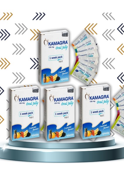Kamâgra Jel 100 Mg 4 Kutu 28 Adet Geciktirici7 Sertleştirici7 Istek7 Arttırıcı7 Performans3 Arttırıcı3
