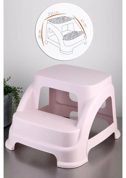 Merdivo Küçük Basamaklı Tabure 38X43X28 cm ROYALEKS-81932 fiyatları