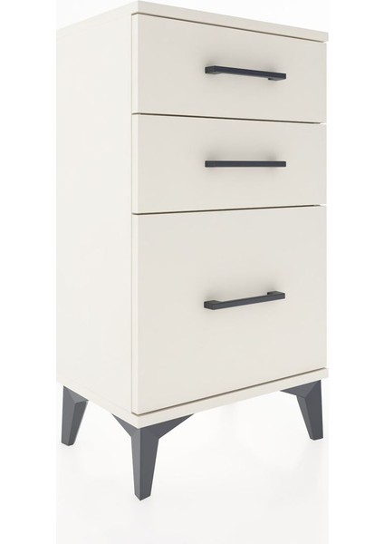 Arges Komodin 3 Çekmeceli 44X30X80 Aytaşı-Aytaşı modelleri