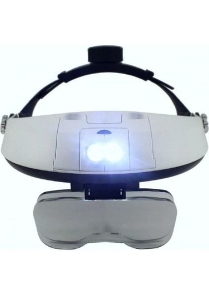 5 Mercekli Çok Fonksiyonlu Başlık Tip Işıklı Büyüteç 81001H fırsatları