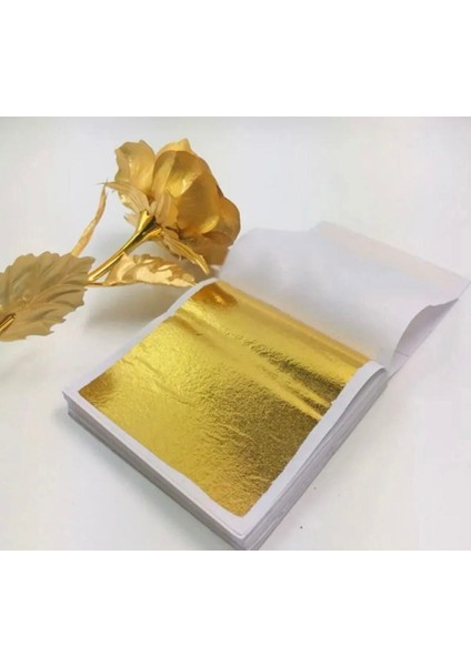 Altın Yaprak Varak 15 Adet Epoksi Reçine