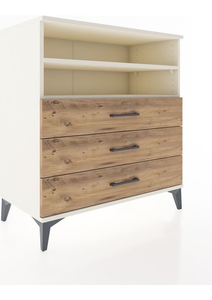 Hyperion Şifonyer 2 Raflı 3 Çekmeceli 88X44X96 Aytaşı-Çam fiyatları