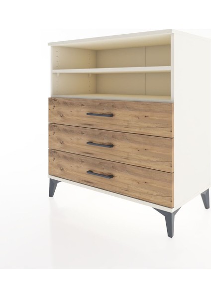 Hyperion Şifonyer 2 Raflı 3 Çekmeceli 88X44X96 Aytaşı-Çam modelleri