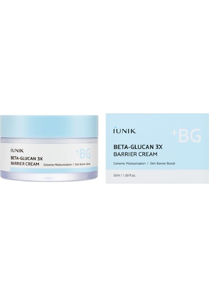 Iunık Beta-Glucan 3x Barrier Cream 50ML - Yoğun Nemlendirme, Cilt Bariyeri Onarımı ve Hassas Ciltler Için Derinlemesine Bakım fiyatları