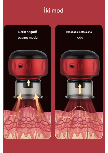 Yeni Model Dijital Ekran Şarjlı Kupa Çekme Terapisi Masaj Selülit ve Yağ Yakma Hacamat Kupası fırsatları