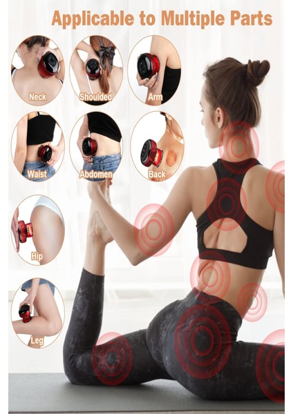 Yeni Model Dijital Ekran Şarjlı Kupa Çekme Terapisi Masaj Selülit ve Yağ Yakma Hacamat Kupası