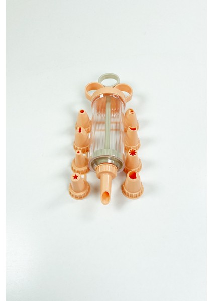 9 Başlıklı Pasta Süsleme Krema Pompası Dekoratif Kek Krema Pompası