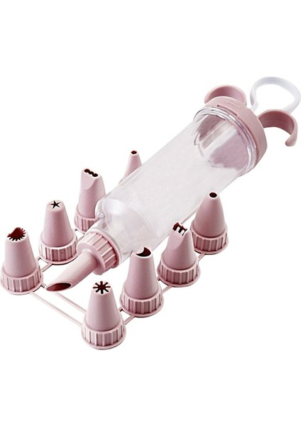 9 Başlıklı Pasta Süsleme Krema Pompası Dekoratif Kek Krema Pompası fiyatları