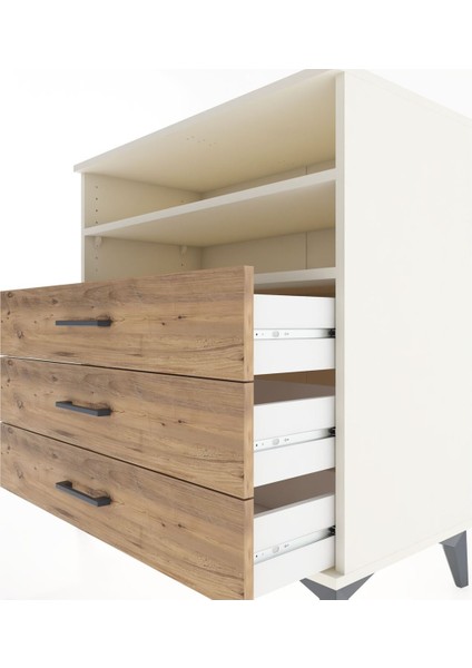 Hyperion Şifonyer 2 Raflı 3 Çekmeceli 88X44X96 Aytaşı-Çam indirimleri