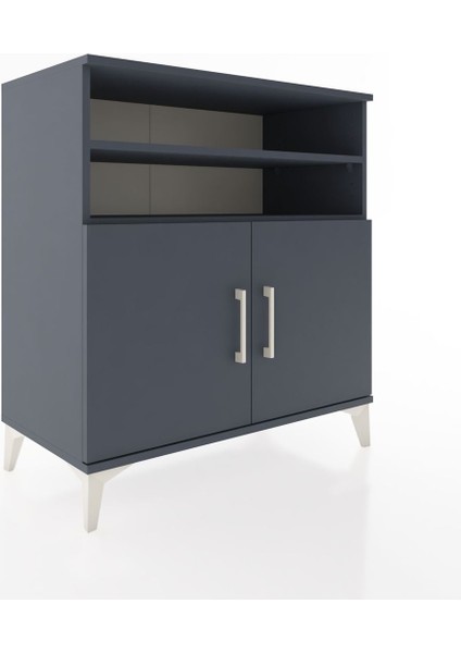 Hyperion Şifonyer 2 Raflı 2 Kapaklı 88X44X96 Antrasit-Antrasit fiyatları