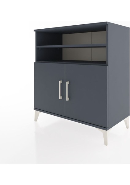 Hyperion Şifonyer 2 Raflı 2 Kapaklı 88X44X96 Antrasit-Antrasit modelleri