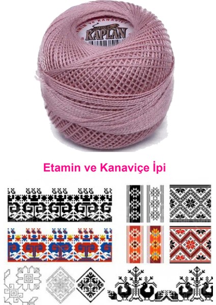 Kaplan Etamin ve Kanaviçe Ipi 8 No Kod/renk: 202 - Royaleks fiyatları