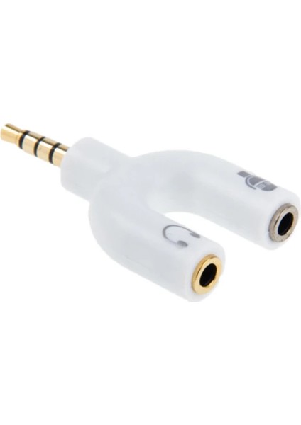 Ally 3.5 mm Kulaklık Mikrofon Çoklayıcı 3.5 mm Splitter DÖNÜŞTÜRÜCÜ-(1903)