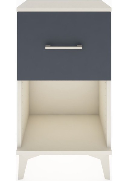 Arges Komodin 2 Çekmeceli 44X30X80 Aytaşı-Antrasit fiyatları