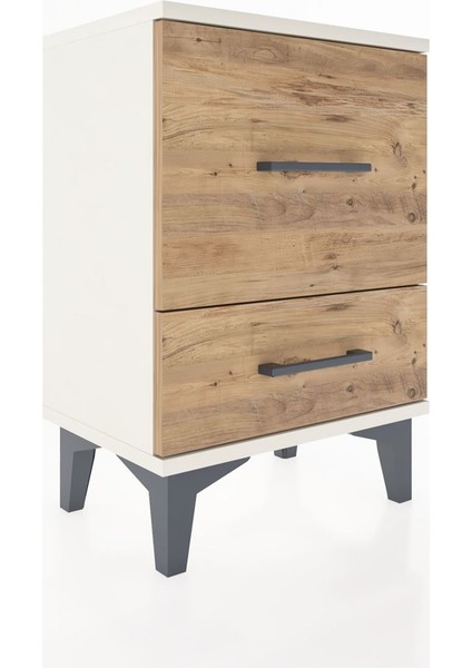 Arges Komodin 2 Çekmeceli 44X30X64 Aytaşı-Çam fiyatları