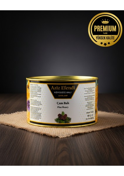 Premium Köyceğiz Çam Balı 2800 G Metal Teneke